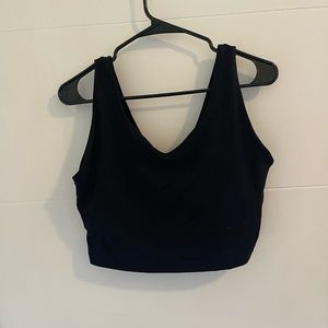 Cross-back tank top